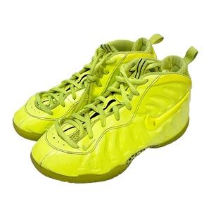 Nike Air Size 2.5Y Bright Yellow Little Posite Pro Volt Sneakers‎